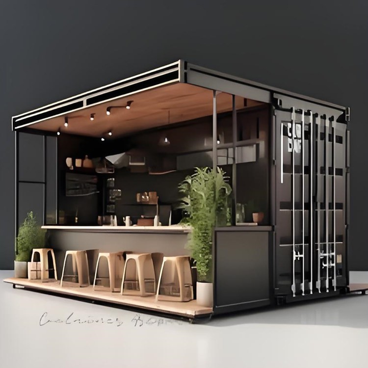 Cargo Container Coffee Shop